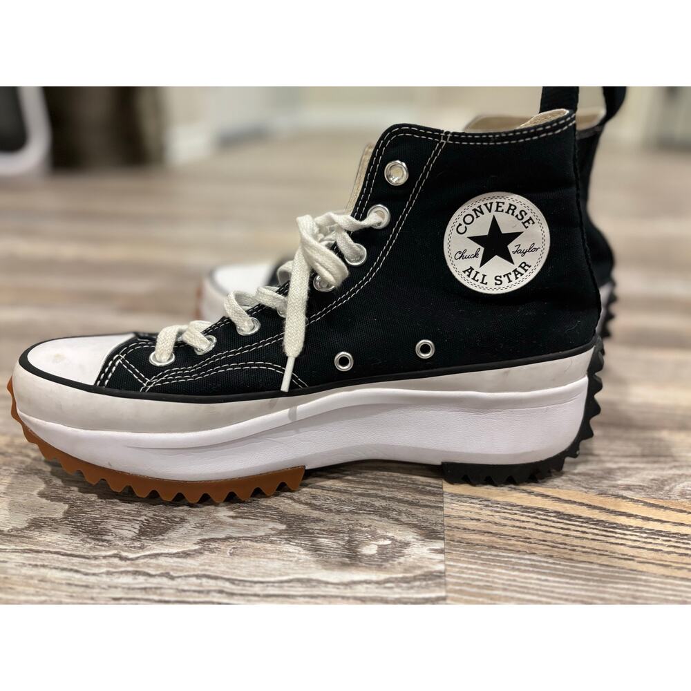 Converse Run Star Hike Hi Sneakers Chuck Taylor Unisex Womens 10 Mens 8.5 - Picture 2 of 14